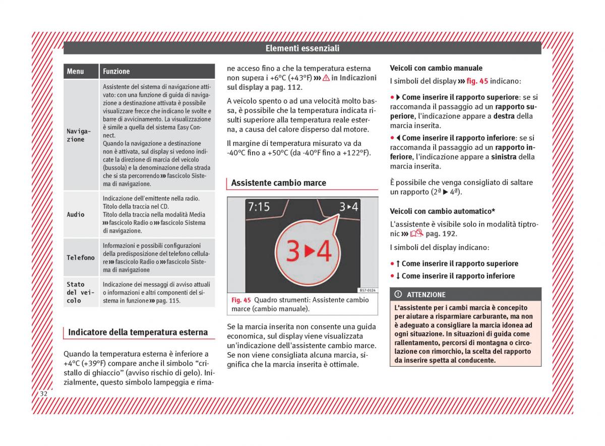 Seat Ateca manuale del proprietario / page 34