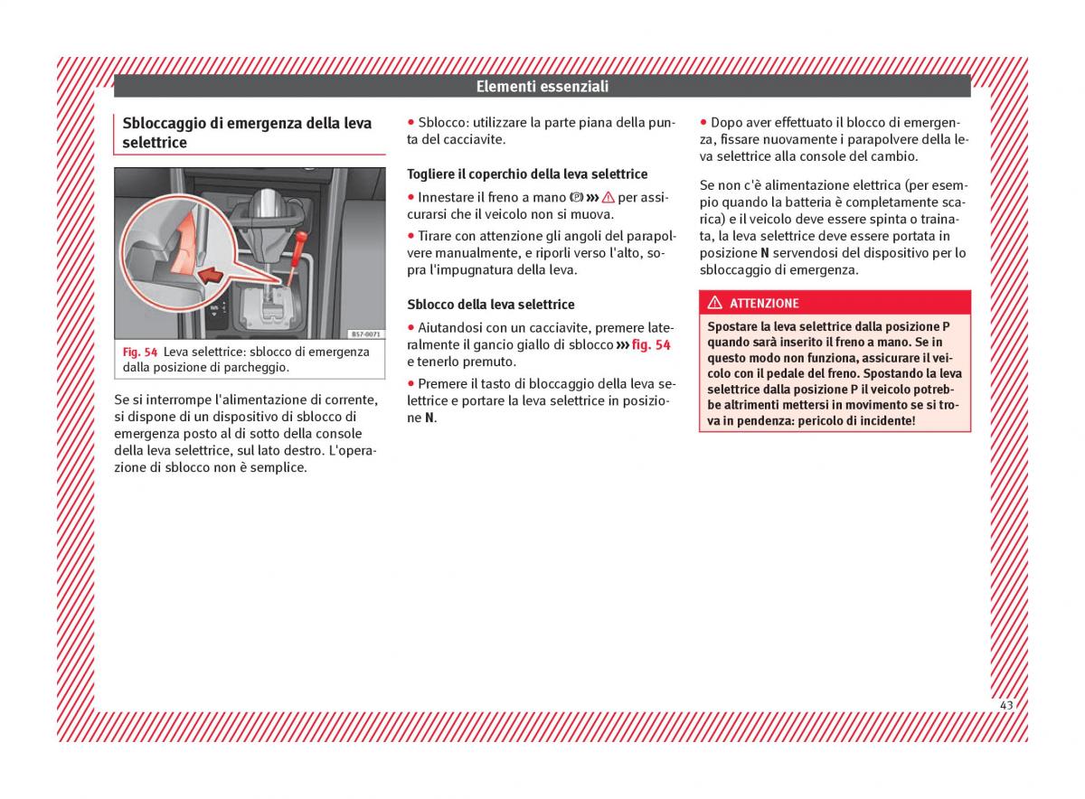 Seat Ateca manuale del proprietario / page 45