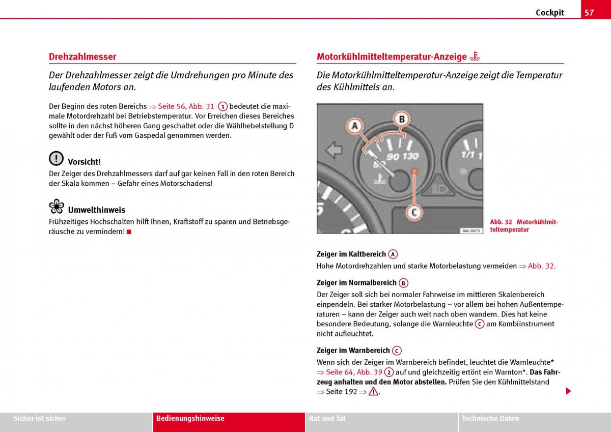 Seat Ibiza III 3 Handbuch / page 59