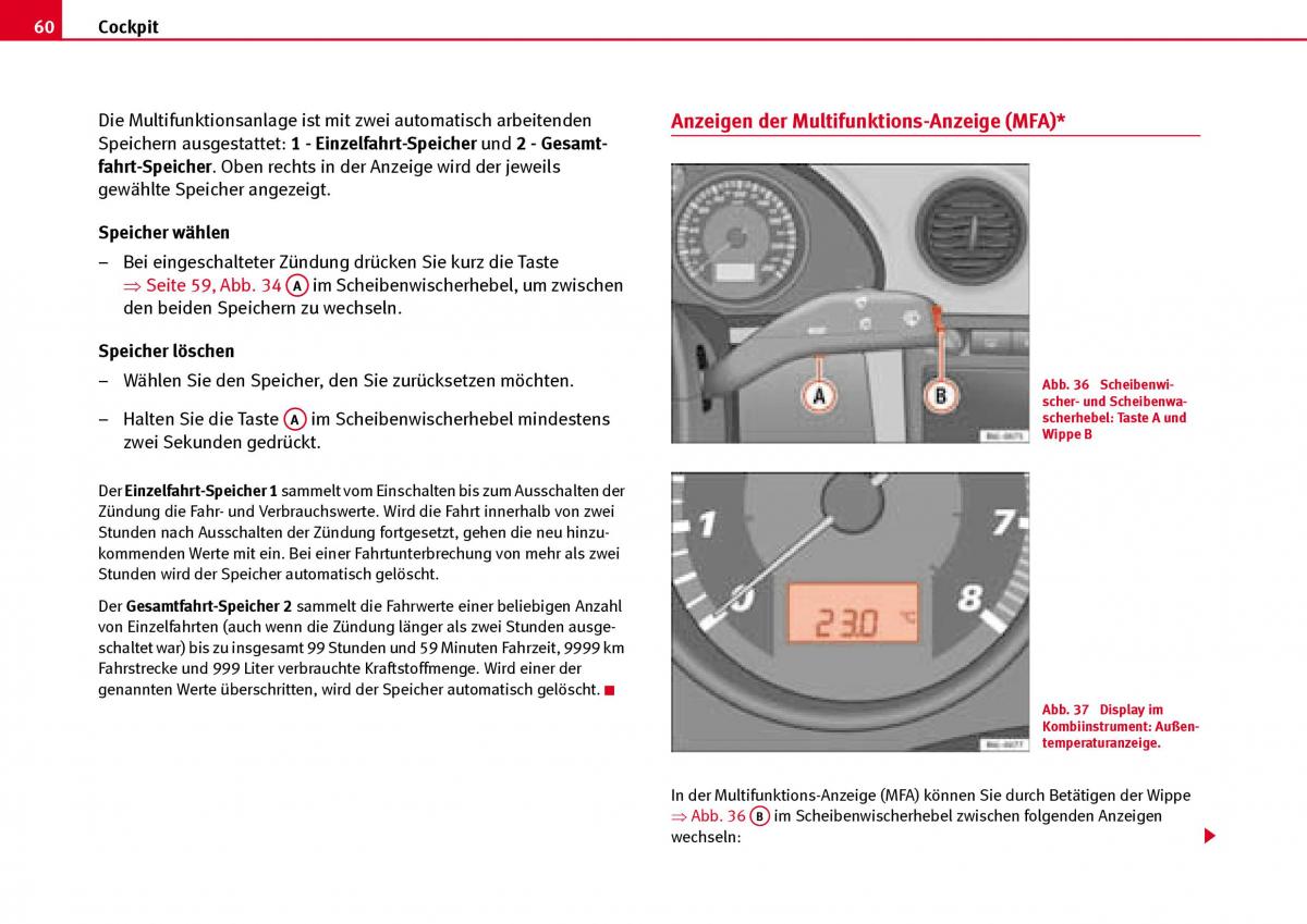 Seat Ibiza III 3 Handbuch / page 62