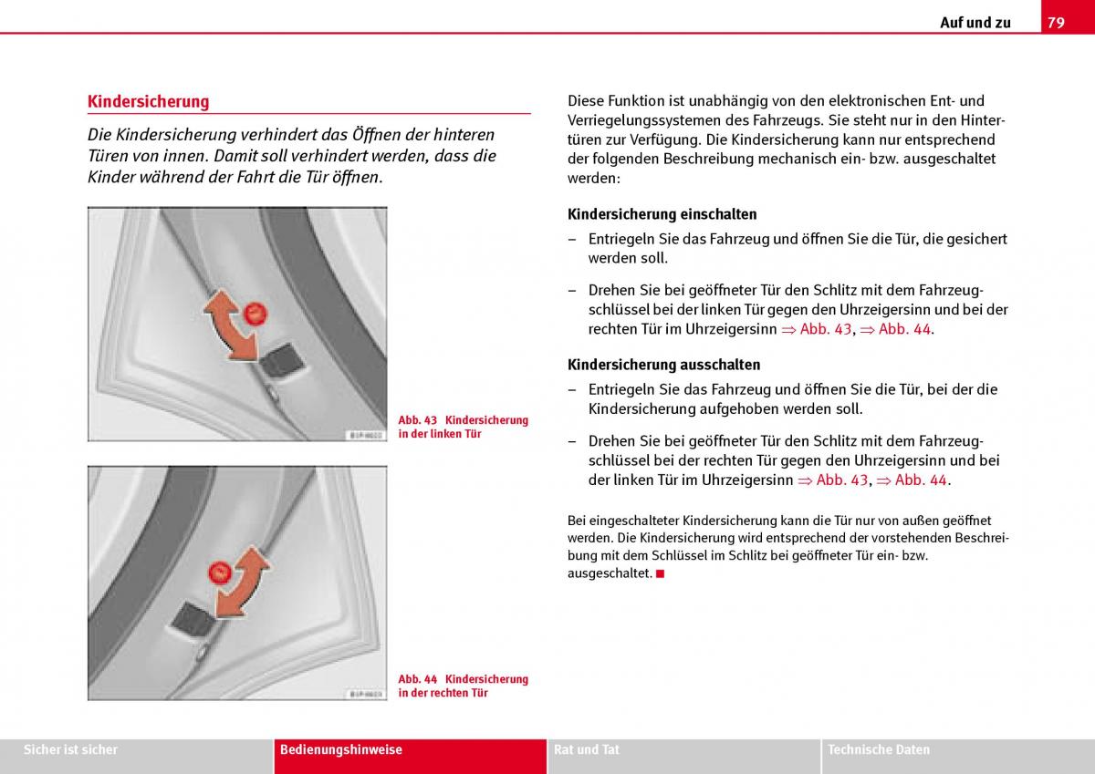 Seat Ibiza III 3 Handbuch / page 81