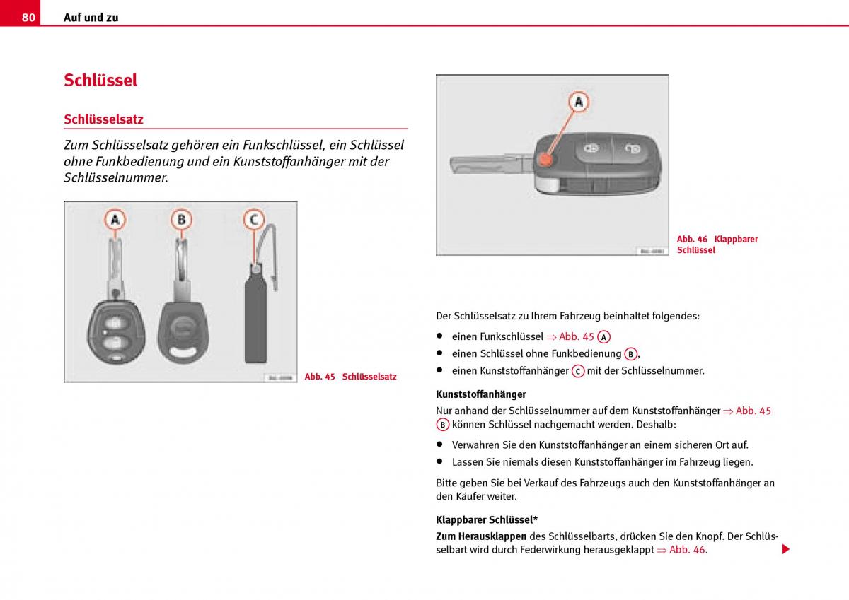 Seat Ibiza III 3 Handbuch / page 82