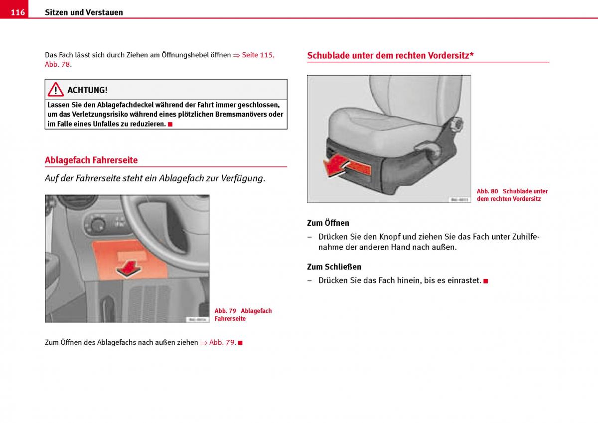 Seat Ibiza III 3 Handbuch / page 118