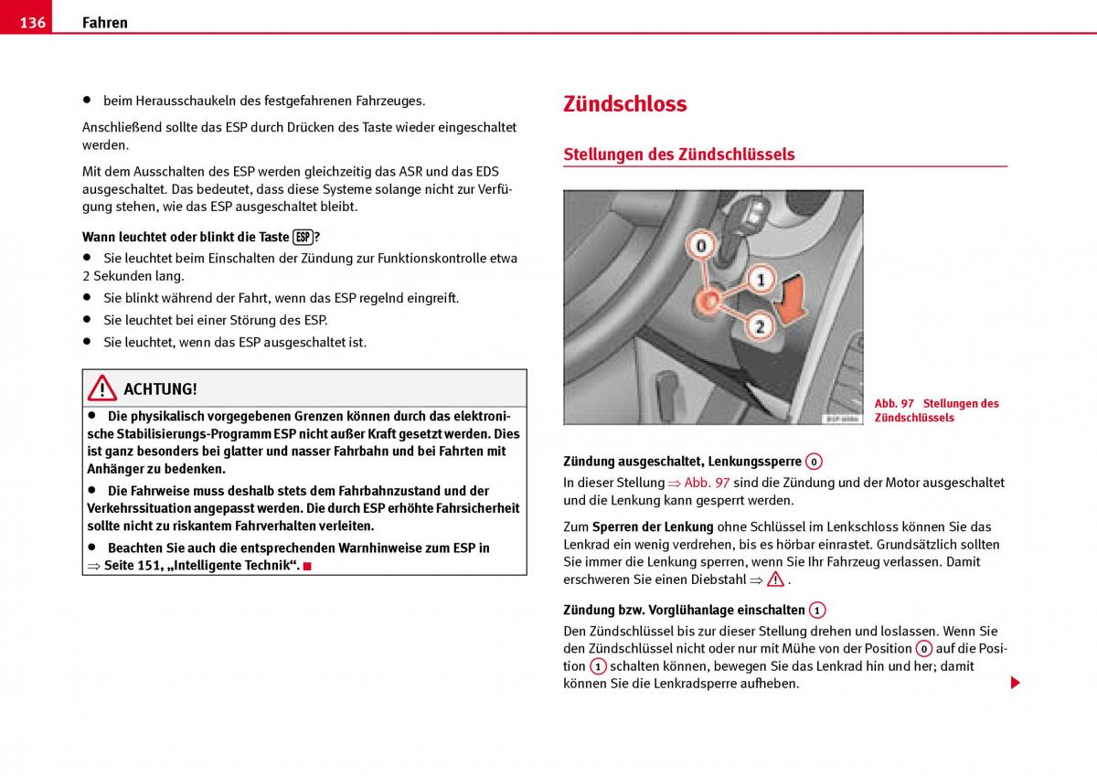 Seat Ibiza III 3 Handbuch / page 138