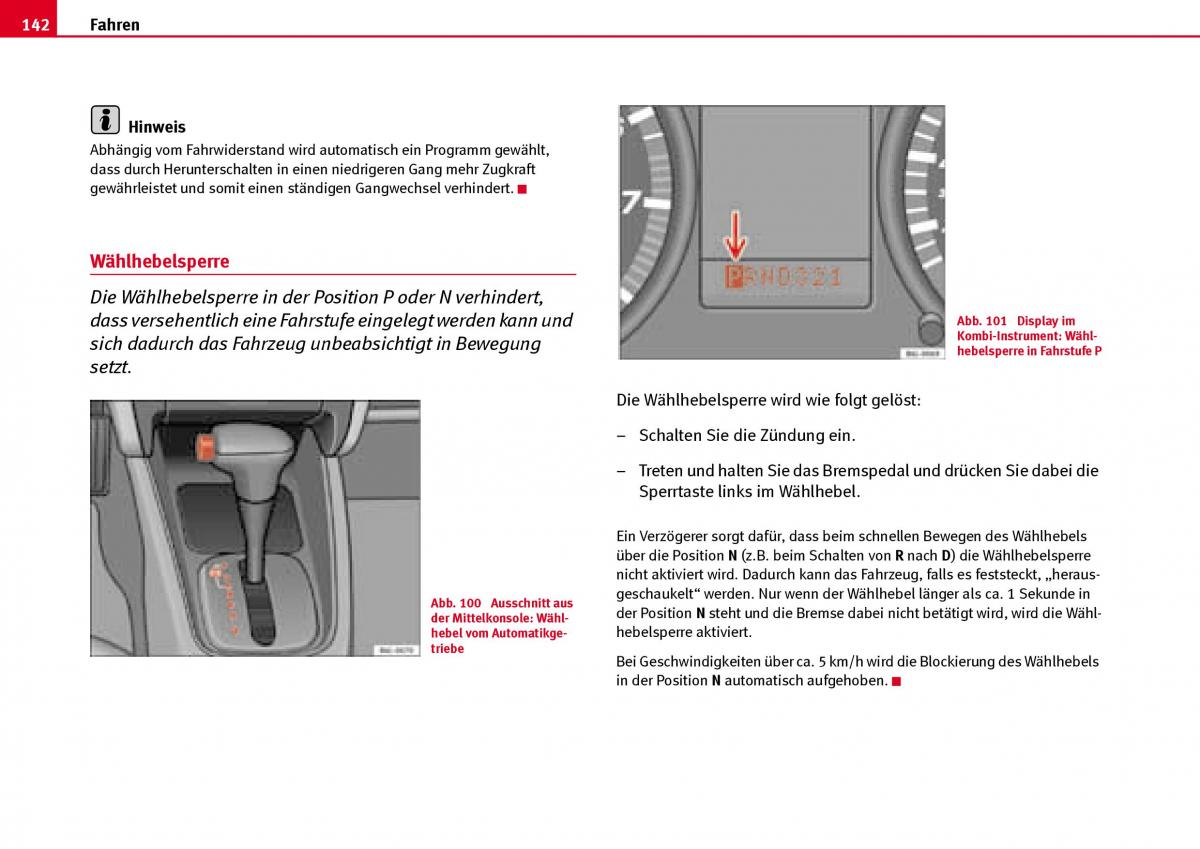 Seat Ibiza III 3 Handbuch / page 144