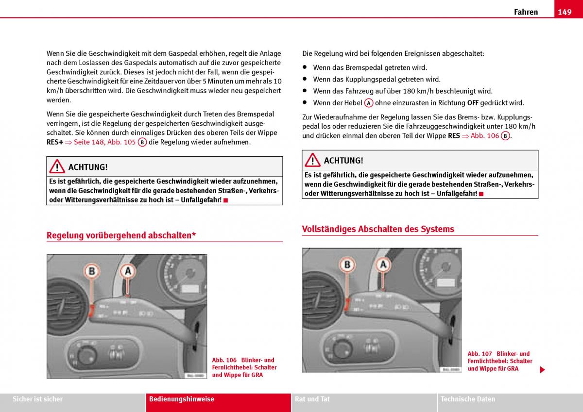 Seat Ibiza III 3 Handbuch / page 151