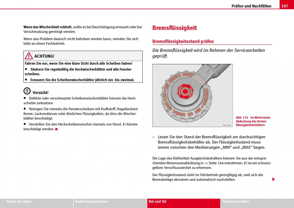 Seat Ibiza III 3 Handbuch / page 199