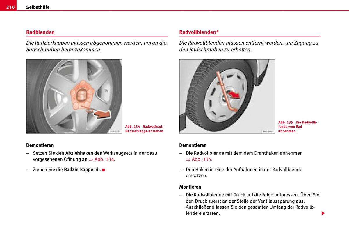 Seat Ibiza III 3 Handbuch / page 212