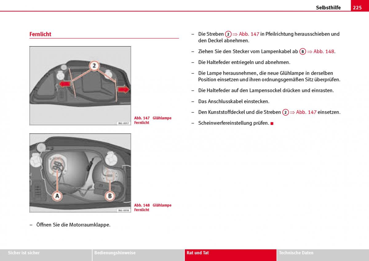 Seat Ibiza III 3 Handbuch / page 227