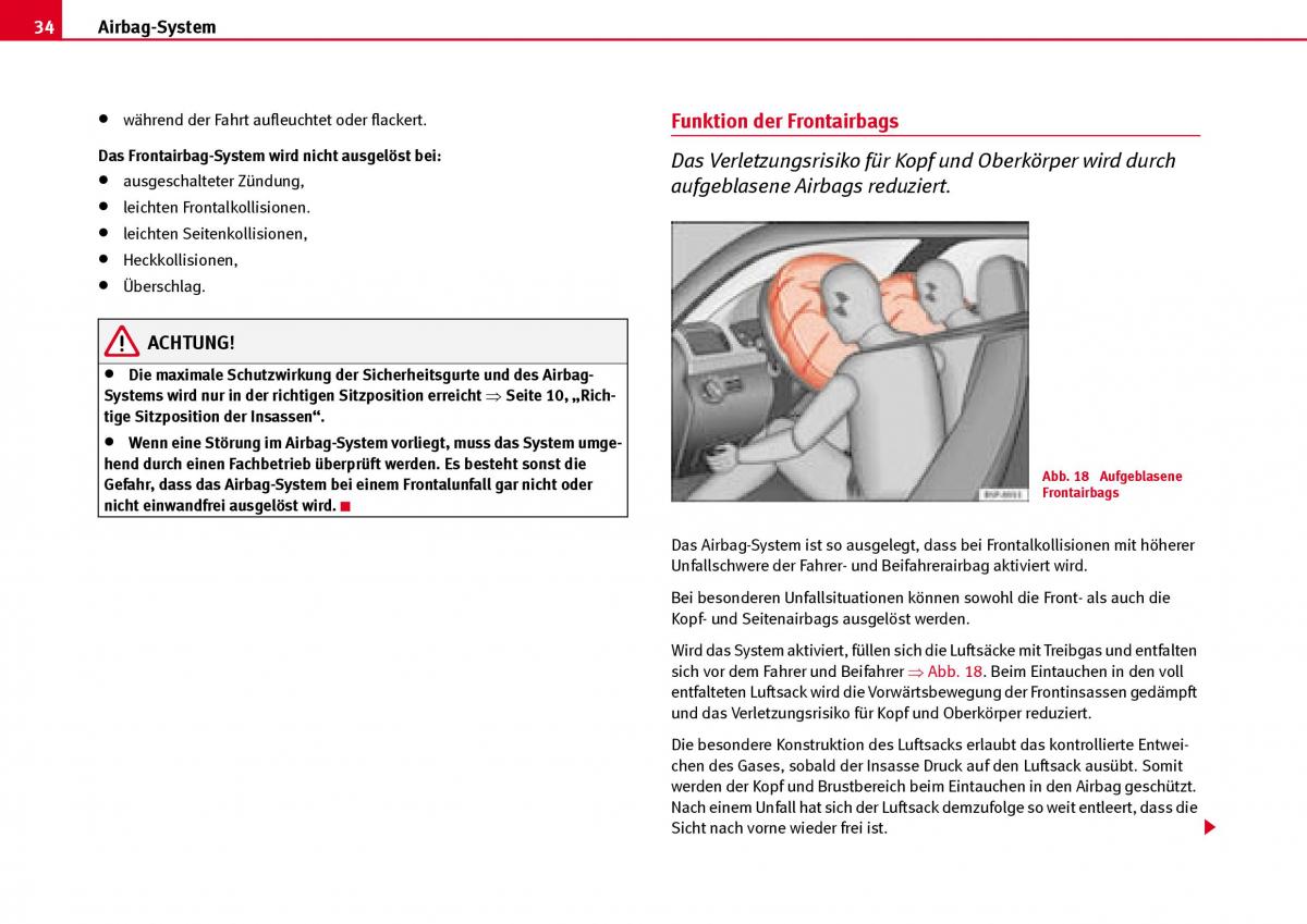 Seat Ibiza III 3 Handbuch / page 36