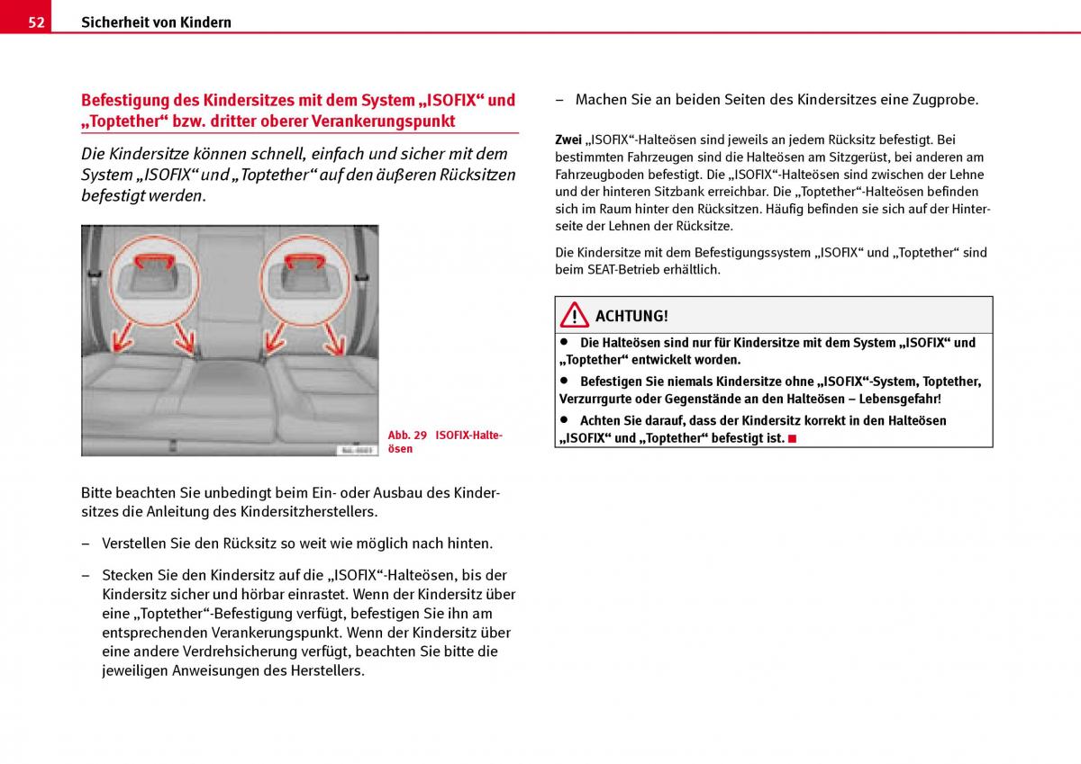 Seat Ibiza III 3 Handbuch / page 54