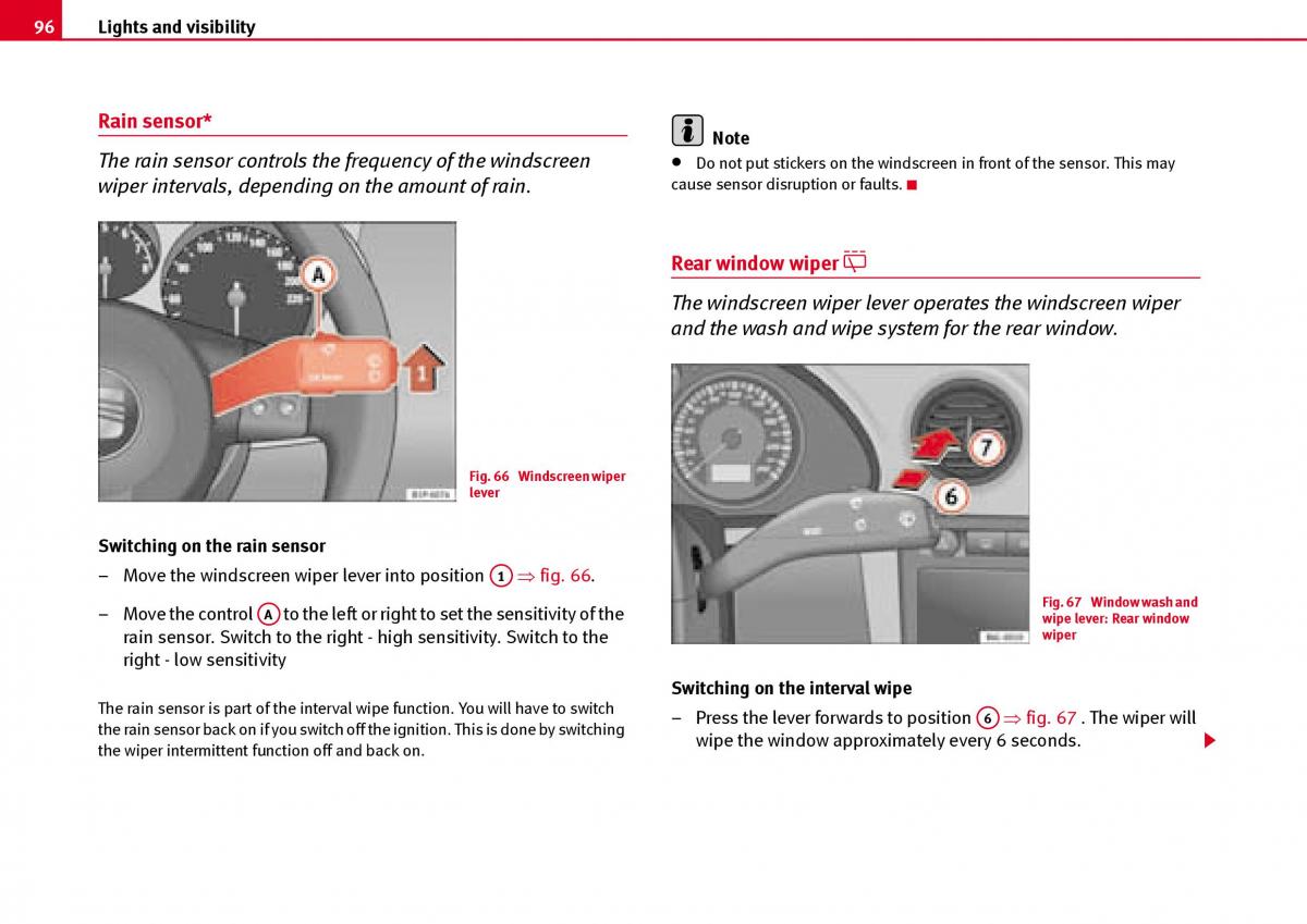 Seat Ibiza III 3 owners manual / page 98