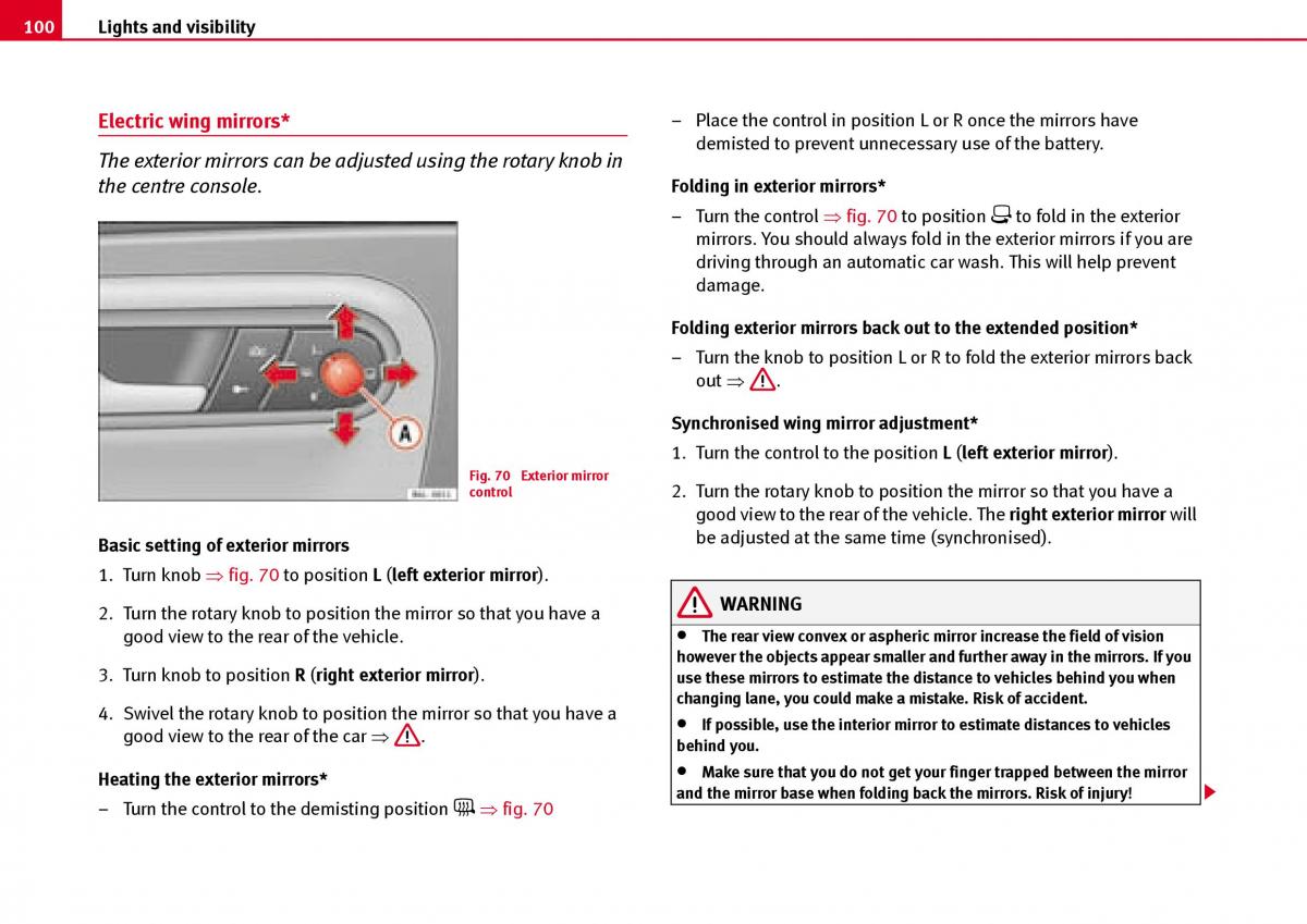 Seat Ibiza III 3 owners manual / page 102