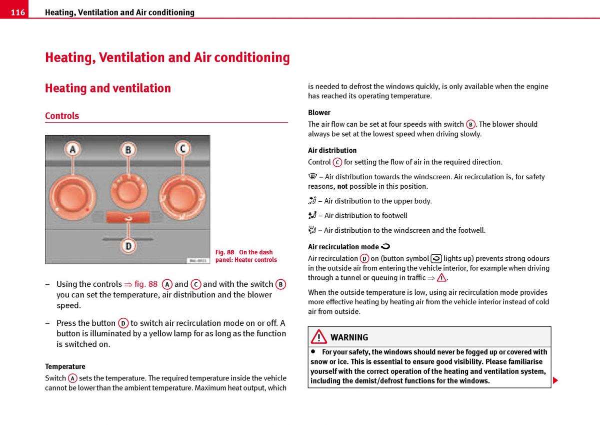 Seat Ibiza III 3 owners manual / page 118