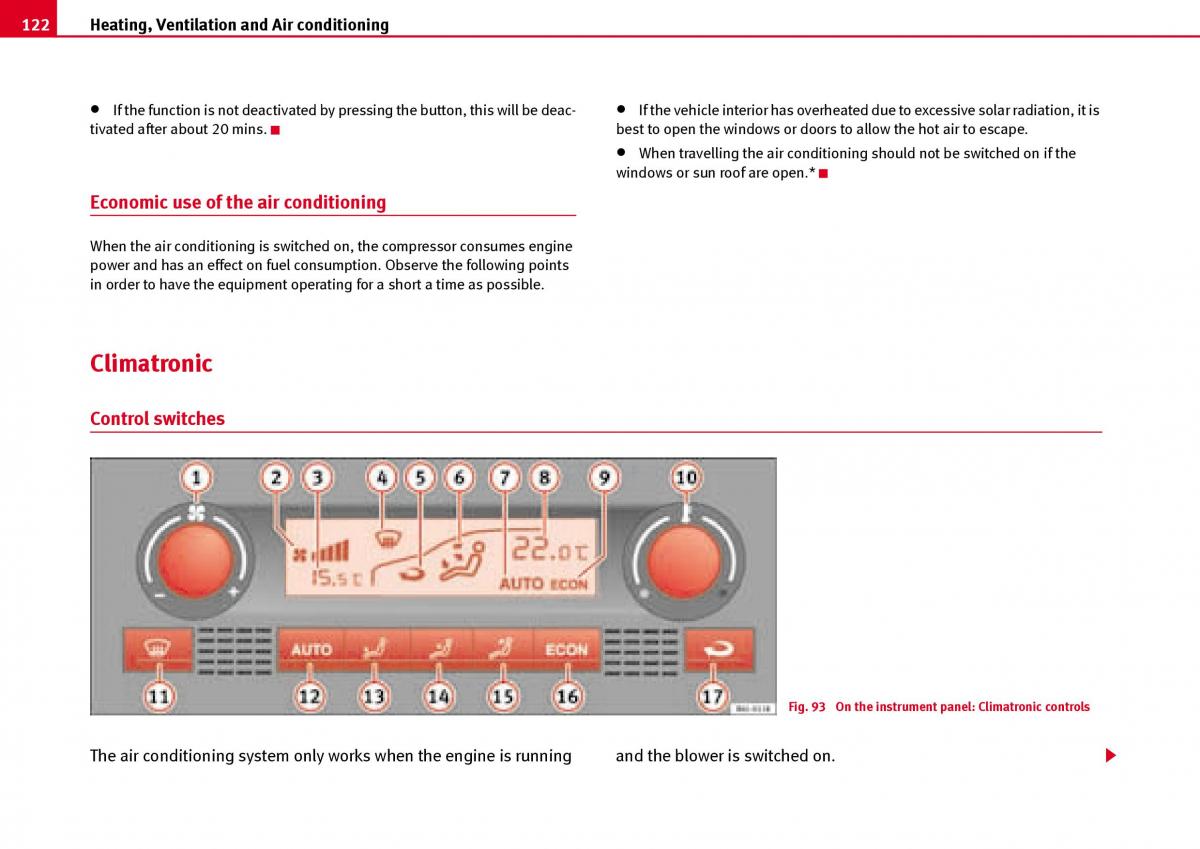 Seat Ibiza III 3 owners manual / page 124