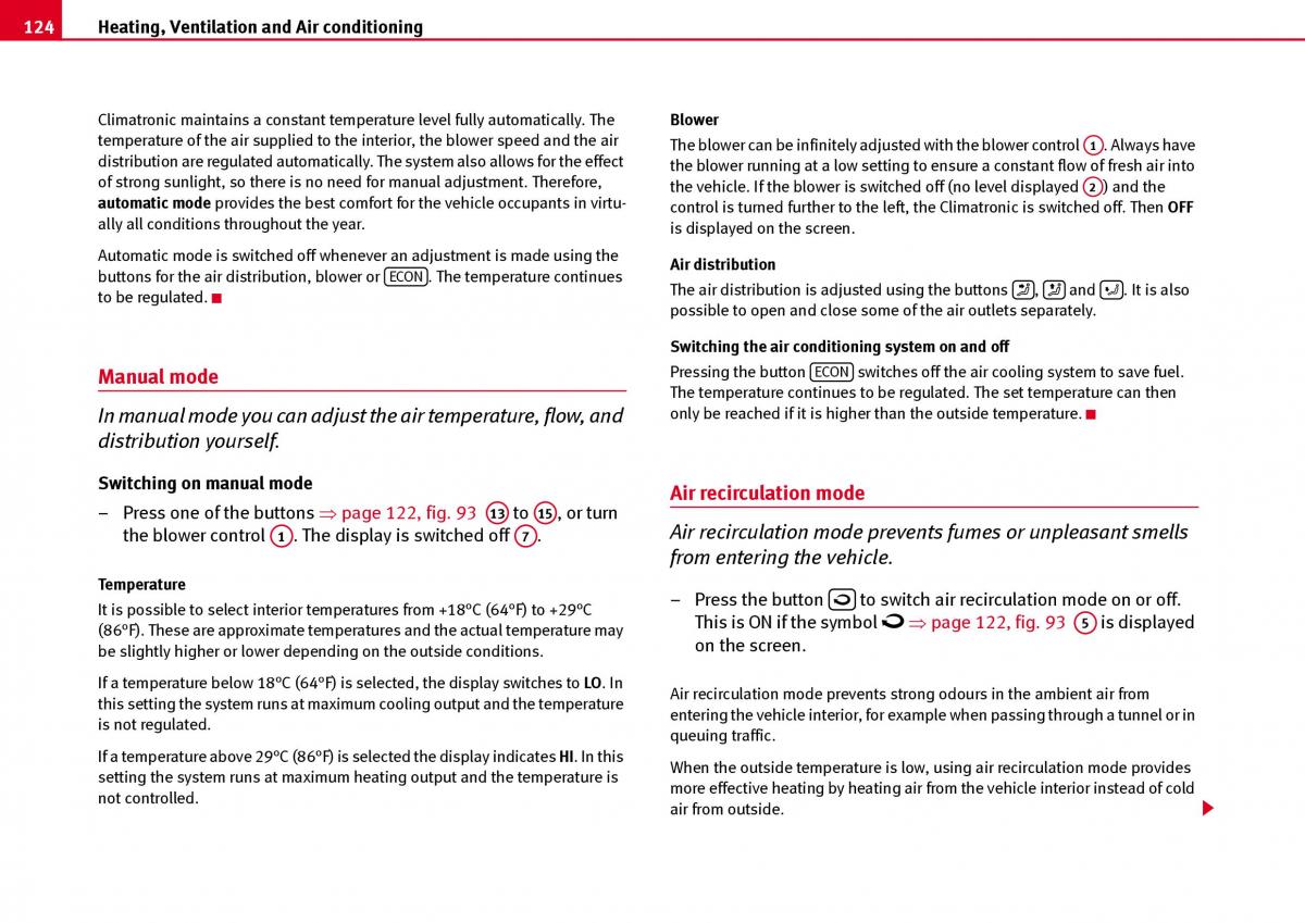 Seat Ibiza III 3 owners manual / page 126