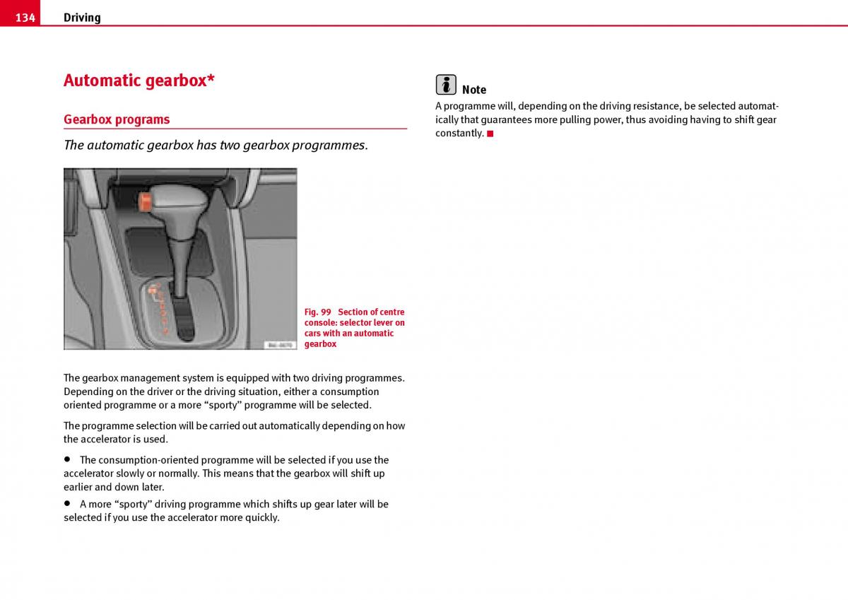 Seat Ibiza III 3 owners manual / page 136