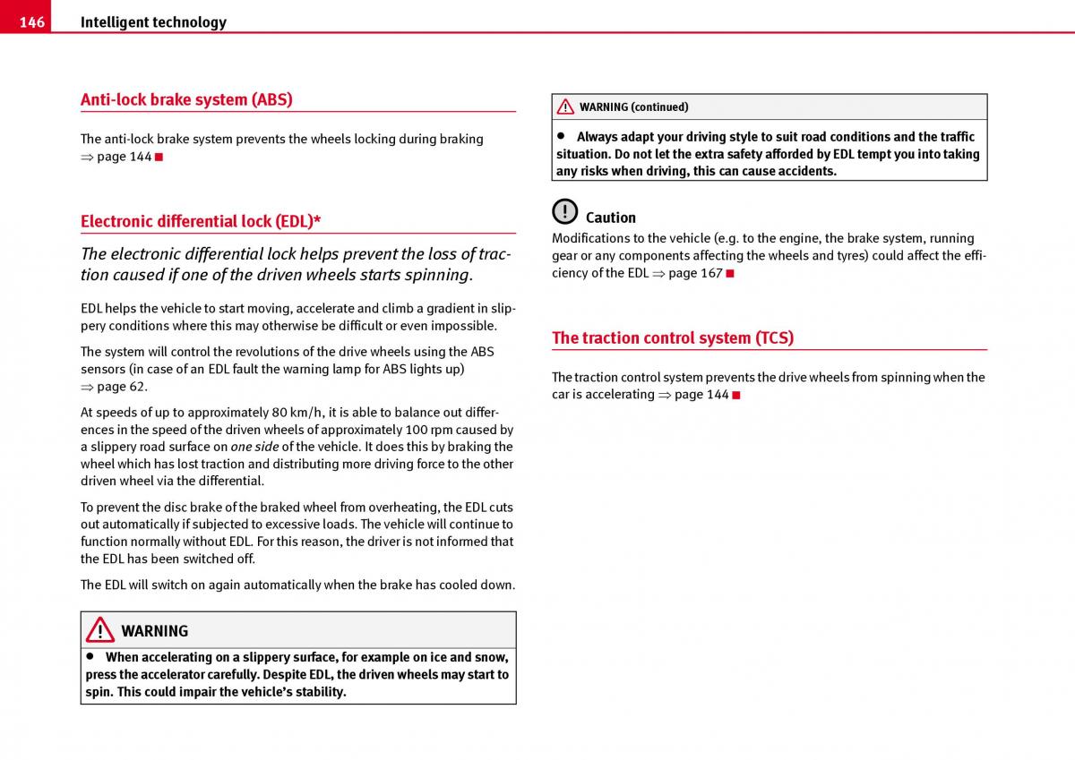 Seat Ibiza III 3 owners manual / page 148