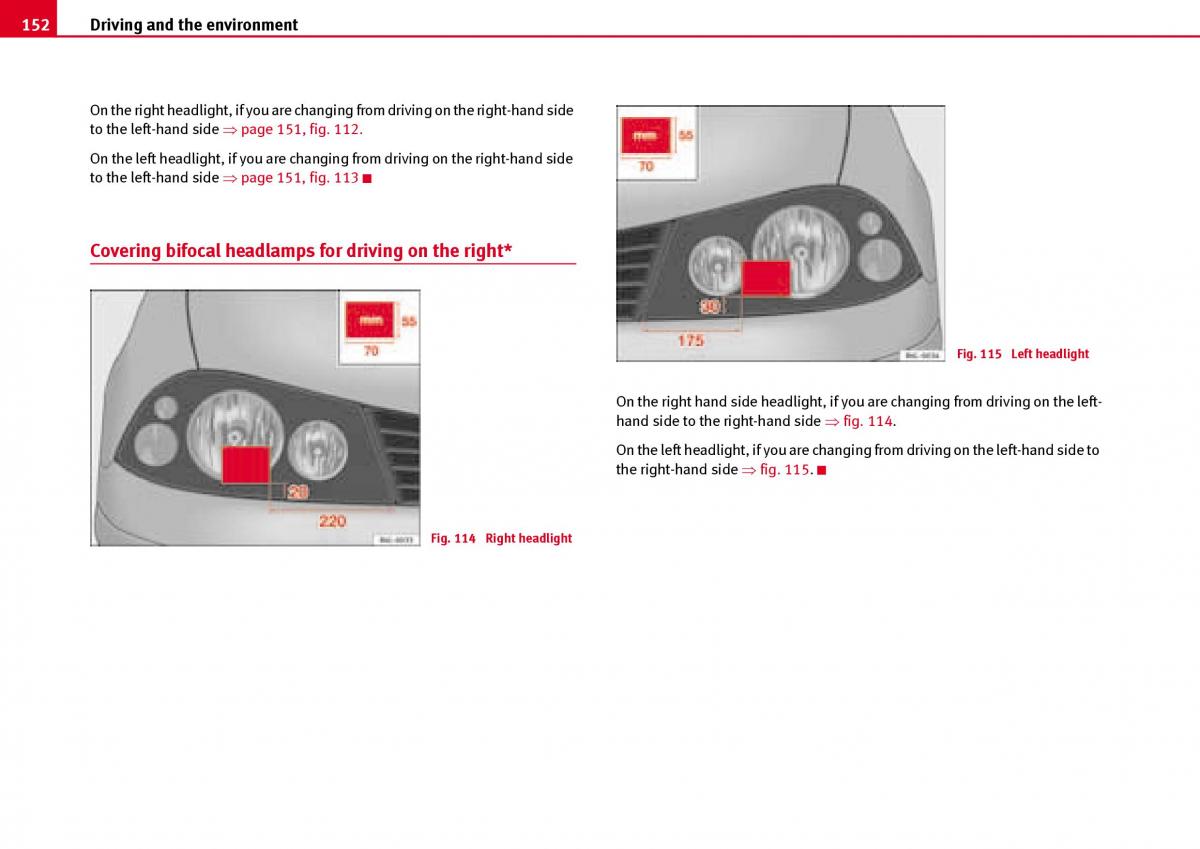 Seat Ibiza III 3 owners manual / page 154