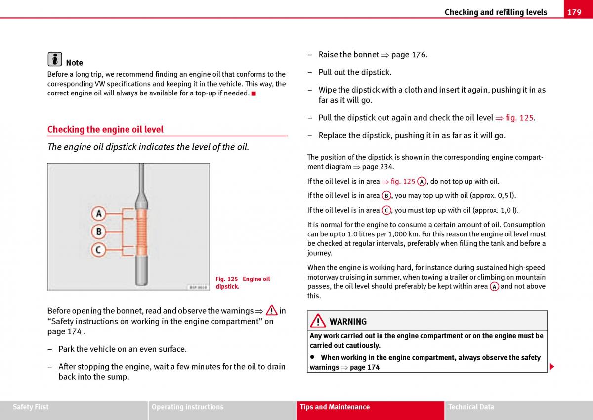 Seat Ibiza III 3 owners manual / page 181