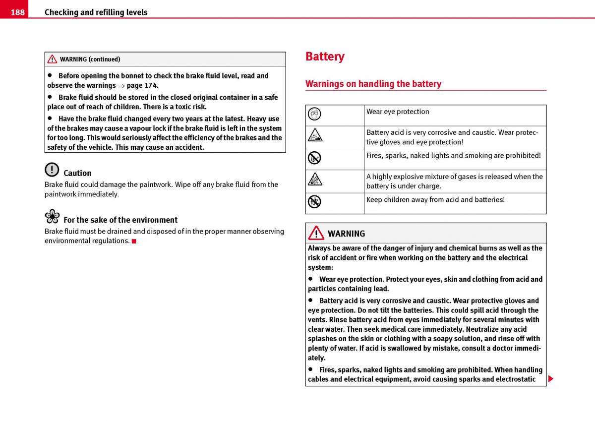 Seat Ibiza III 3 owners manual / page 190