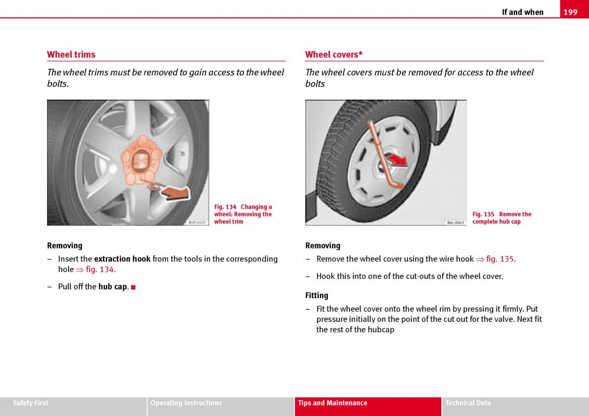 Seat Ibiza III 3 owners manual / page 201