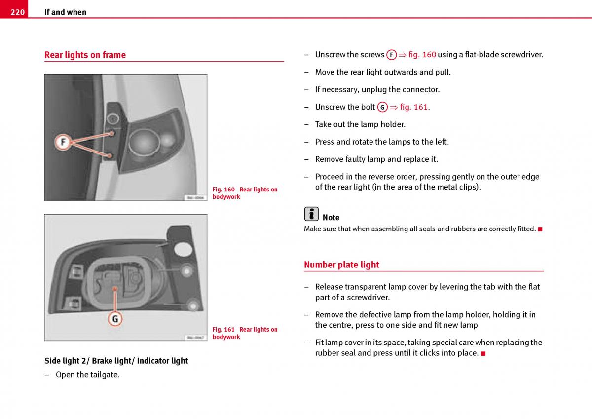 Seat Ibiza III 3 owners manual / page 222