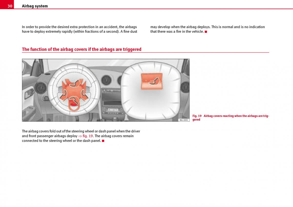 Seat Ibiza III 3 owners manual / page 32