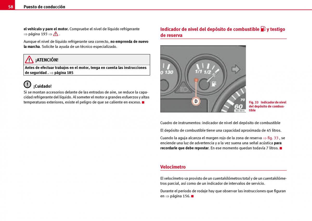 Seat Ibiza III 3 manual del propietario / page 60