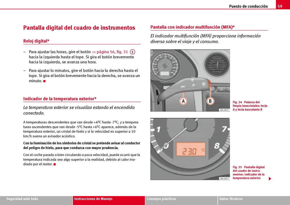 Seat Ibiza III 3 manual del propietario / page 61