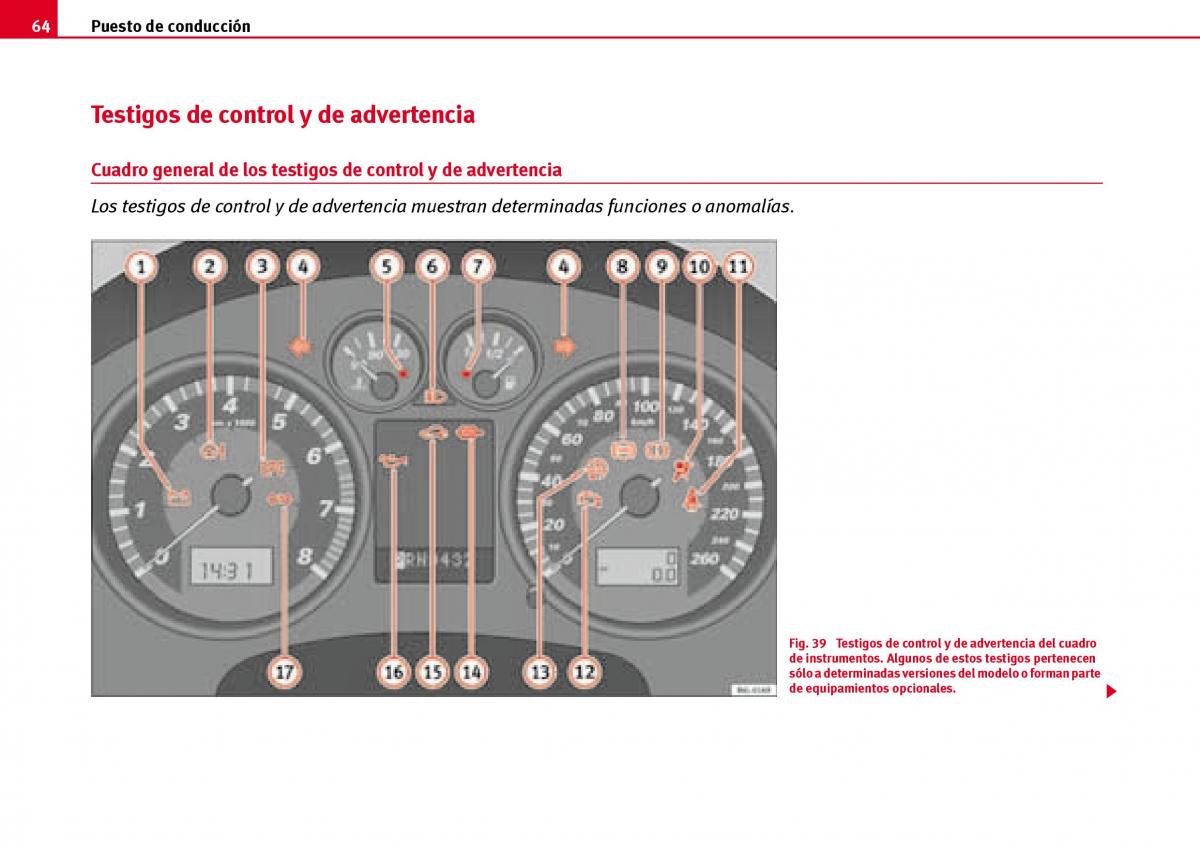 Seat Ibiza III 3 manual del propietario / page 66