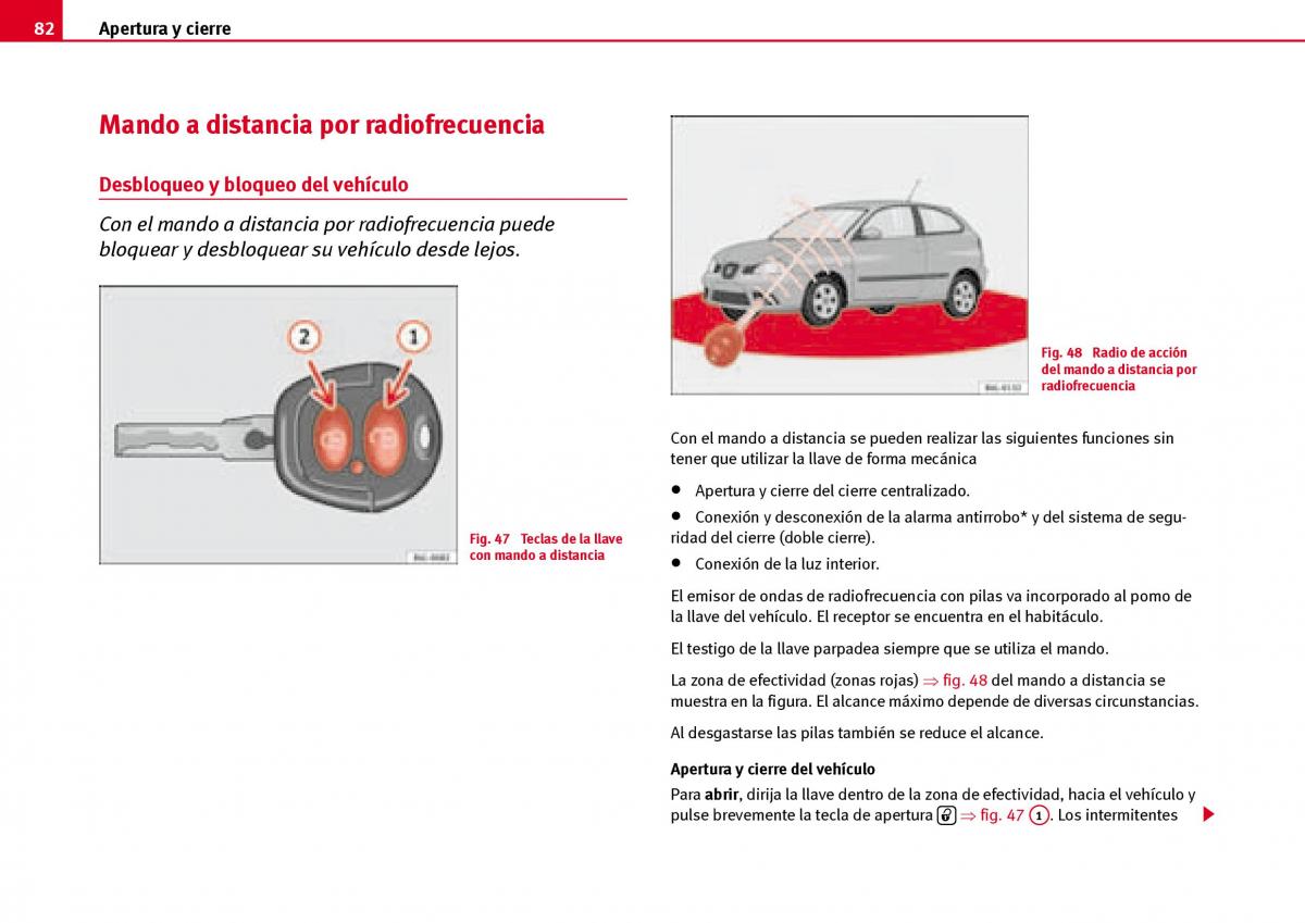 Seat Ibiza III 3 manual del propietario / page 84