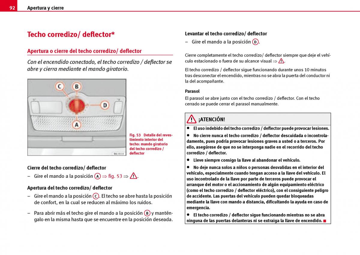 Seat Ibiza III 3 manual del propietario / page 94