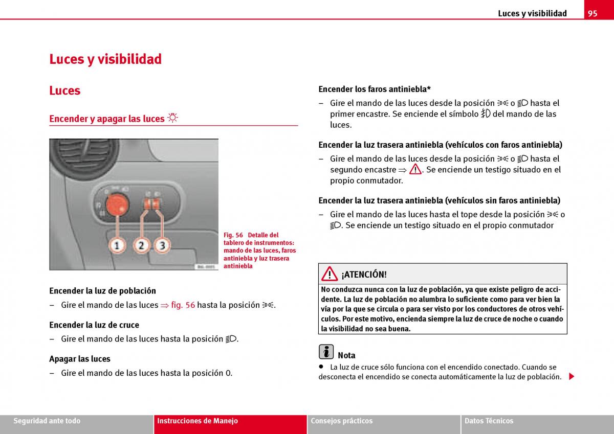 Seat Ibiza III 3 manual del propietario / page 97