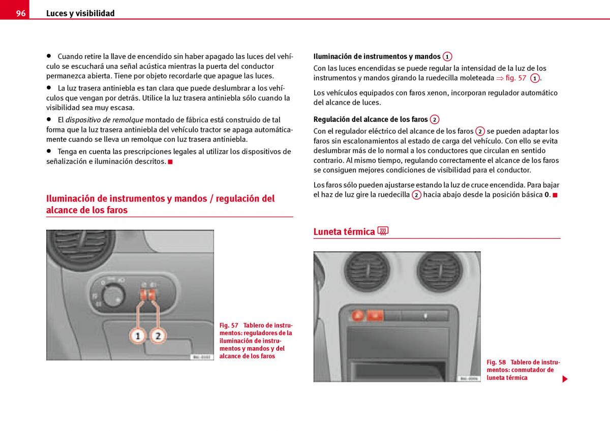 Seat Ibiza III 3 manual del propietario / page 98