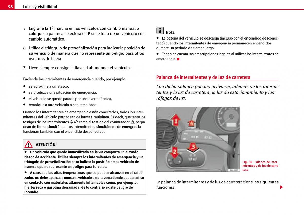 Seat Ibiza III 3 manual del propietario / page 100