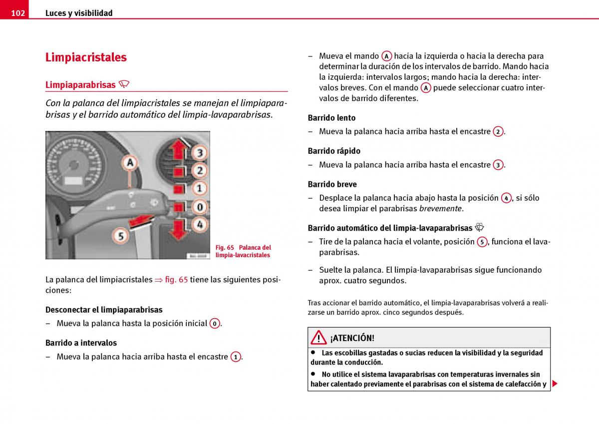 Seat Ibiza III 3 manual del propietario / page 104