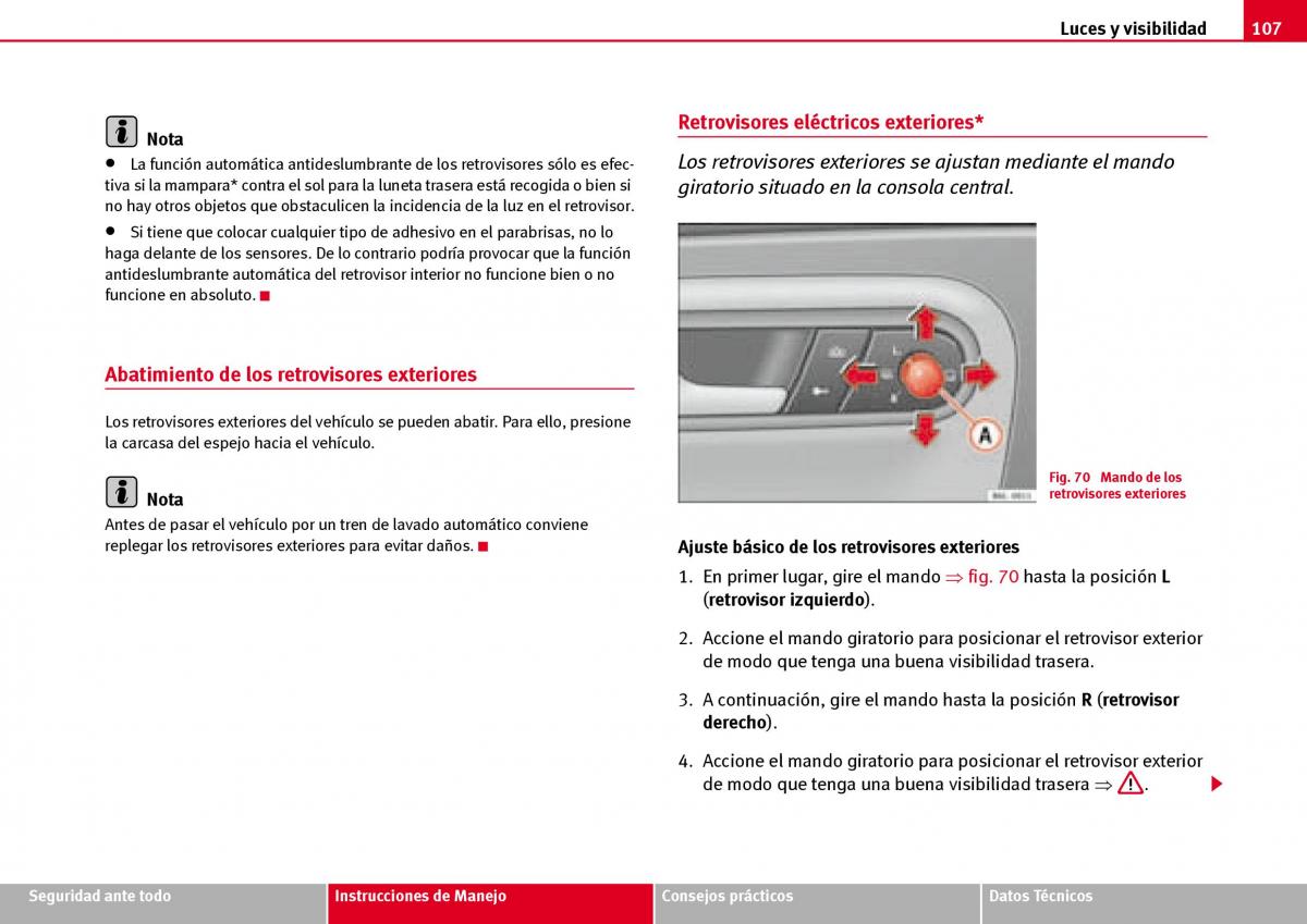 Seat Ibiza III 3 manual del propietario / page 109