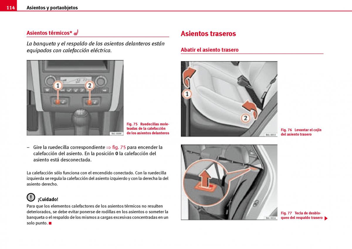 Seat Ibiza III 3 manual del propietario / page 116