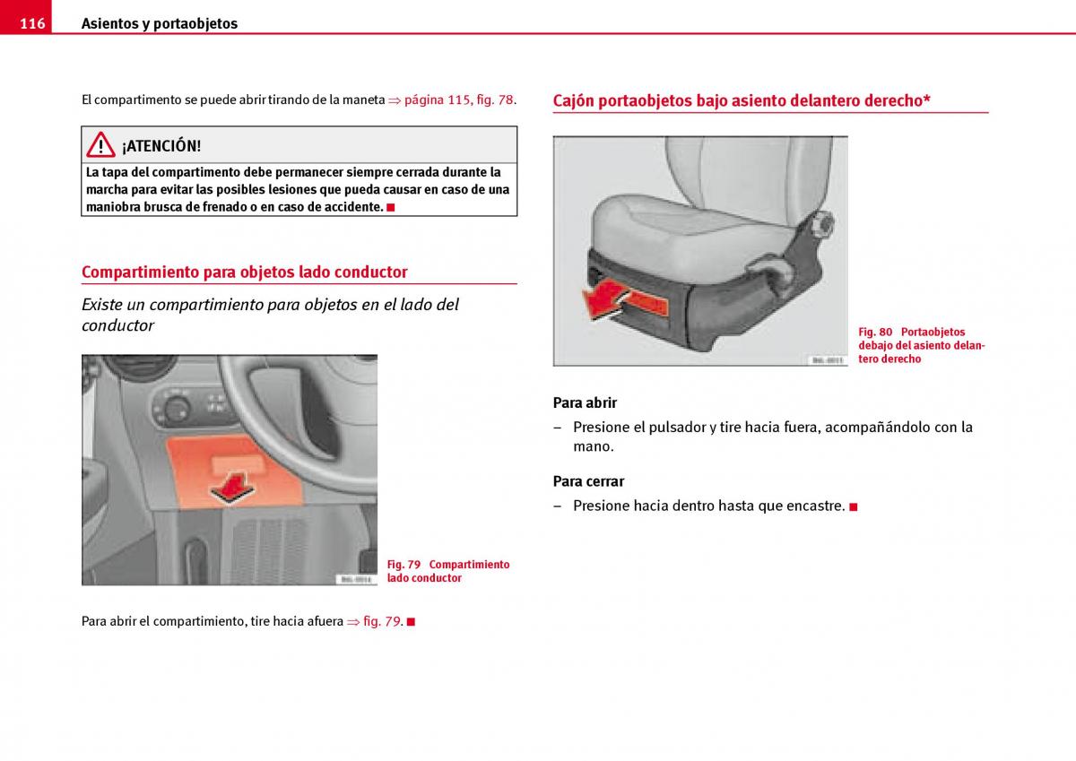 Seat Ibiza III 3 manual del propietario / page 118