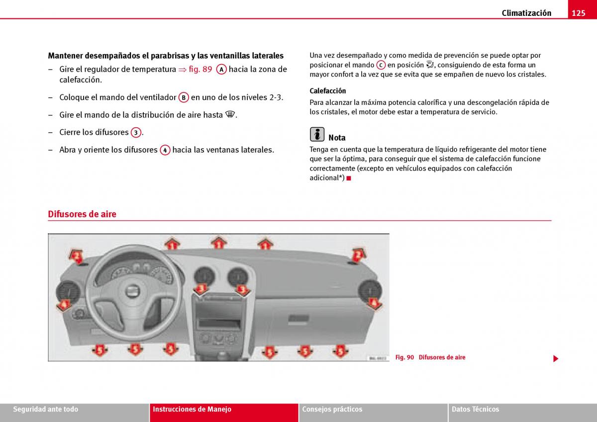 Seat Ibiza III 3 manual del propietario / page 127