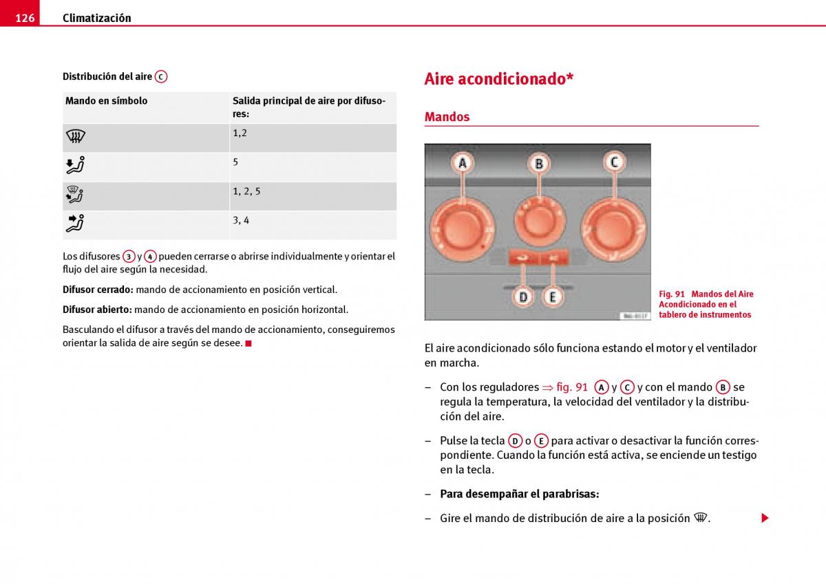 Seat Ibiza III 3 manual del propietario / page 128