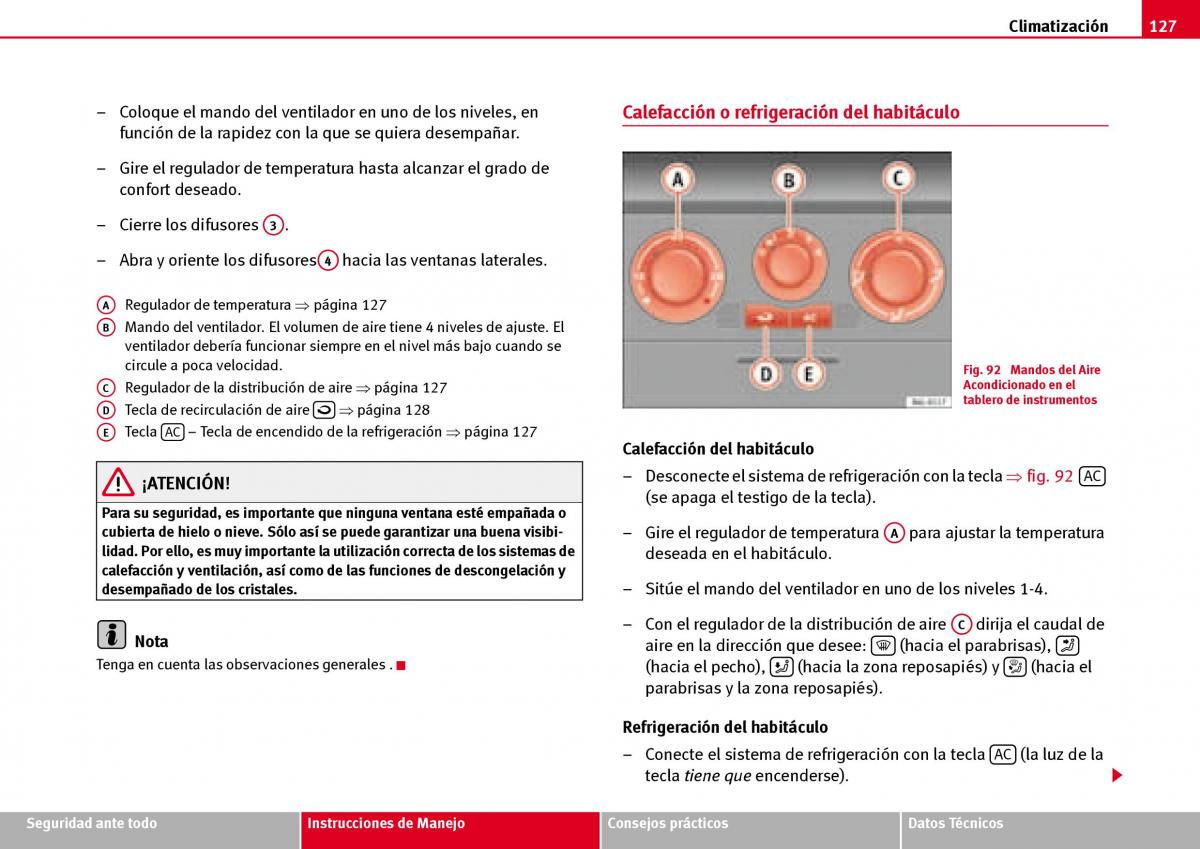 Seat Ibiza III 3 manual del propietario / page 129