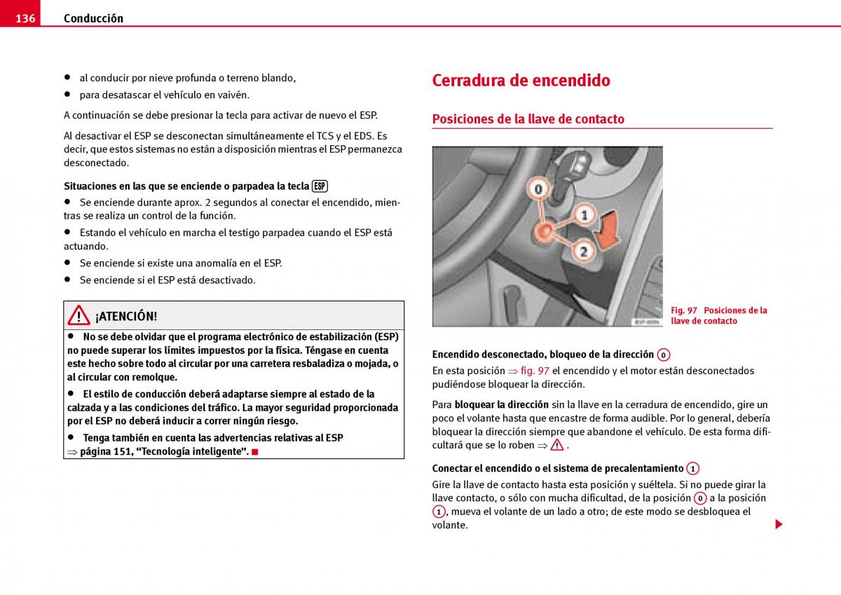 Seat Ibiza III 3 manual del propietario / page 138