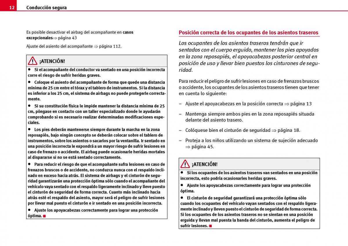 Seat Ibiza III 3 manual del propietario / page 14