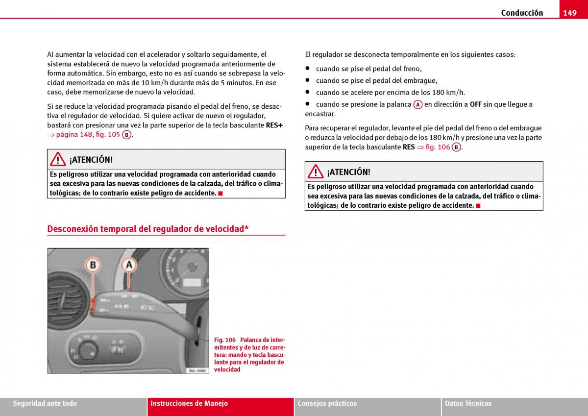 Seat Ibiza III 3 manual del propietario / page 151