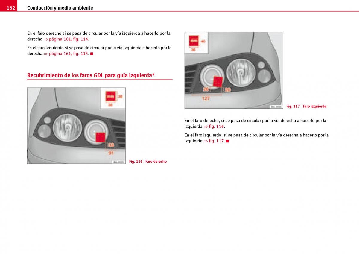 Seat Ibiza III 3 manual del propietario / page 164