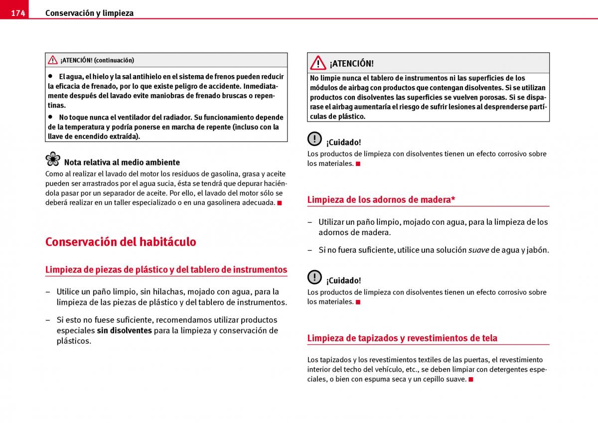 Seat Ibiza III 3 manual del propietario / page 176