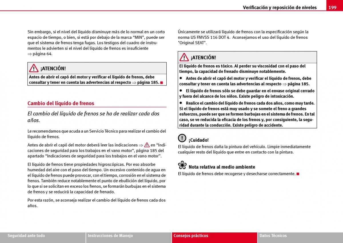 Seat Ibiza III 3 manual del propietario / page 201