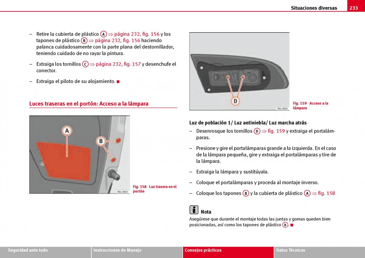 Seat Ibiza III 3 manual del propietario / page 235